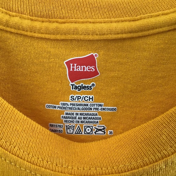 NWOT Custom Elephant Ice Cream Marigold Tee - Picture 5 of 6